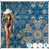 Famstar Beach Blanket Oversized Extra Large 78" X 81",Waterproof Sandproof Beach Blanket 1-7 Adults Lightweight Durable for Travel Camping Hiking Picnic view 1