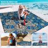 Famstar Beach Blanket Oversized Extra Large 78" X 81",Waterproof Sandproof Beach Blanket 1-7 Adults Lightweight Durable for Travel Camping Hiking Picnic view 3
