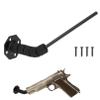 LOIUO 45 Degree Handgun Hanger in Barrel Pistol Storage Concealed Gun Holder Rack for Indoor Storage Display,Multi Surfaces Mounted 0.2" Dia (1 Pack) view 1