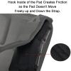 2 Pack Detachable Vest Shoulder Strap Pads Fit 2'' (Maximum 2.5'') Sling Bags Guitars Backpack Messenger Bag Shoulder Straps Comfort Soft Cushion Strap Pads for FCPC JPC Vests (Black) view 3