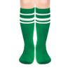 Green Knee High Socks for Kids - Girls Soccer and Baseball Youth Socks - St Patrick's Day view 1