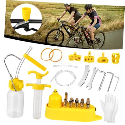 BESPORTBLE Hydraulic Brake Bleed Kit for Mountain Mineral Oil Filling Tools Easy to Install Brake Change and Repair