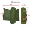 2 Pack Detachable Vest Shoulder Strap Pads Fit 2'' (Maximum 2.5'') Sling Bags Guitars Backpack Messenger Bag Shoulder Straps Comfort Soft Cushion Strap Pads for FCPC JPC Vests (Green) view 2