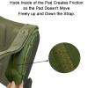 2 Pack Detachable Vest Shoulder Strap Pads Fit 2'' (Maximum 2.5'') Sling Bags Guitars Backpack Messenger Bag Shoulder Straps Comfort Soft Cushion Strap Pads for FCPC JPC Vests (Green) view 3
