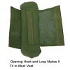 2 Pack Detachable Vest Shoulder Strap Pads Fit 2'' (Maximum 2.5'') Sling Bags Guitars Backpack Messenger Bag Shoulder Straps Comfort Soft Cushion Strap Pads for FCPC JPC Vests (Green) view 4