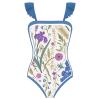 Sexiest Bikinis,Square Neck Swimsuit,Matte Bathing Suits,Blouson Swim Tops,Ladies Swimsuit Coverups,4 Piece Bikini Set,Petite Swimsuit Coverup view 2