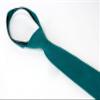 Spring Notion Boys' Linen Blend Zipper Necktie and Pocket Square Set, Teal Small view 2
