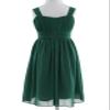 Huimingda Kids Girls Chiffon Sleeveless Flower Girl Dress Birthday Party Dress Holiday Casual Sundress Green 6 Years view 3