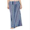 Urban CoCo Women's Stylish Spandex Comfy Fold-Over Flare Long Maxi Skirt (XL, 18) view 2