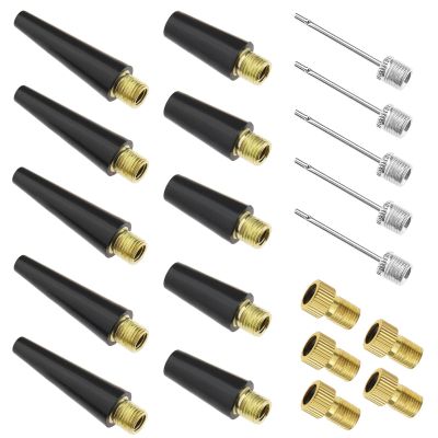 eMagTech 5 Sets(20PCS) Inflatable Pump Adapter Kit for Most Inflatable Pumps Balloons Basketball Bicycle Tires Inflatable Toys 7mm Thread