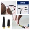 eMagTech 5 Sets(20PCS) Inflatable Pump Adapter Kit for Most Inflatable Pumps Balloons Basketball Bicycle Tires Inflatable Toys 7mm Thread view 3