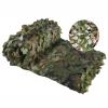 Xrdbfd Camo Net Woodland, Hunting Camouflage Netting, Reinforced Camouflage Shade Net 1.5x3/2x3/2x4/3x4/3x5/4x6/5x8m, Military Camping Camo Netting Sunscreen,2x9m(6.6 * 29.5ft) view 1