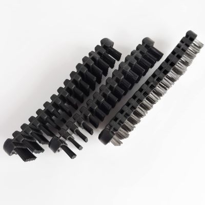 Barbell Brush Barbell Cleaning kit 3Pack (1Pcs Wire Brush + 2Pcs Nylon Brush) barebells Brush for Cleaning Weighted Bars