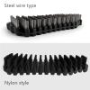 Barbell Brush Barbell Cleaning kit 3Pack (1Pcs Wire Brush + 2Pcs Nylon Brush) barebells Brush for Cleaning Weighted Bars view 2