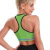 Customized Sport Vest Custom Casual Running Fitness Workout Yoga Shirt Sexy Strap Tank Tops for Women Neongreen 2XL view 2