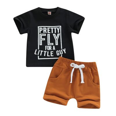 LIOMENGZI Infant Baby Boy Summer Clothes Outfit Color Block T-shirt Shorts Set Toddler Checkerboard Clothes 6 12 18 Months 2T