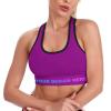 Customized Sport Vest Custom Casual Running Fitness Workout Yoga Shirt Sexy Strap Tank Tops for Women Lightpurple S view 1