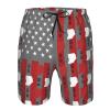 Men's Hawaiian Novelty Oh-Io State Quick Dry with Side Pocket Mesh Lining Swim Trunks - Medium view 1