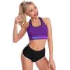Custom Yoga Vest for Women Sleeveless Tank Tops Add Your Text Image Logo Photo Purple S view 4