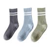 3Pcs Yoga Socks with Grips for Women, Cotton Mid-tube Bottom Cushioned Socks Non Slip Grip Socks for Yoga, Pilates, Barre, Dance, Ballet view 1