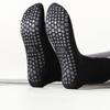 3Pcs Yoga Socks with Grips for Women, Cotton Mid-tube Bottom Cushioned Socks Non Slip Grip Socks for Yoga, Pilates, Barre, Dance, Ballet view 3