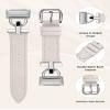 Wearlizer Leather Band Compatible with Fitbit Charge 6/Charge 5 Bands view 4