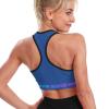 Custom Personalized Sports Bras for Women Workout Racerback Yoga Running Tank Top RoyalBlue S view 2