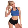 Custom Personalized Sports Bras for Women Workout Racerback Yoga Running Tank Top RoyalBlue S view 4