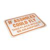 Classroom Door Mat If Assholes Could Fly This Place Would Be an Airport Rug Entry Floor Mats Porch Rugs Outdoor Waterproof (Size : 50X80CM) view 3