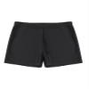 Hedmy Kids Girls Elastic Waistband Swimsuit Boy Shorts Boy-Cut Design Swimwear Black 12 Years view 4