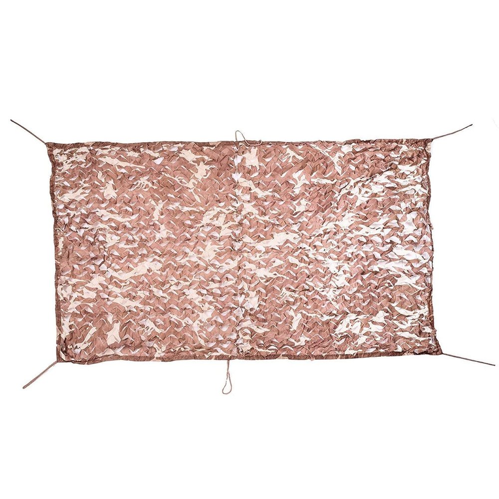 CHEVVY Desert Camo Net, Outdoor Camouflage Net, Military Camouflage Netting, for Military Camping Hunting Party Decoration, 2x3m, 4x6m, 5x8m, 10x10m, 10x20m (Size : 2x6m/6.6x19.7ft)