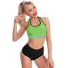 Customized Sport Vest Custom Casual Running Fitness Workout Yoga Shirt Sexy Strap Tank Tops for Women Neongreen M view 4