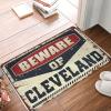 Abipuir Classroom Door Mat Beware of Cleveland Doormat Entry Floor Mats Porch Rugs Outdoor Waterproof (Size : 50X80CM) view 1