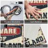 Abipuir Classroom Door Mat Beware of Cleveland Doormat Entry Floor Mats Porch Rugs Outdoor Waterproof (Size : 50X80CM) view 3