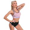 Custom Crop Tops Women's Short Vest with Any Photo Text Sports Bra Workout Tank Tops Pink XL view 3