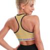 Personalized Yoga Tank Top Add Your Image Text Custom Crop Tops Vest Sports Bra for Women YellowHaze M view 2