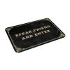 Abipuir Knock Before Entering Door Sign Speak Friend and Ente Rug Bathroom Mat Set Home Bar Accessories (Size : 65X90CM) view 2