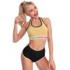 Personalized Yoga Tank Top Add Your Image Text Custom Crop Tops Vest Sports Bra for Women YellowHaze L view 4