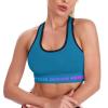 Custom Crop Tops Women's Short Vest with Any Photo Text Sports Bra Workout Tank Tops SapphireBlue M view 1