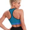 Custom Crop Tops Women's Short Vest with Any Photo Text Sports Bra Workout Tank Tops SapphireBlue M view 2
