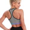 Custom Crop Tops Women's Short Vest with Any Photo Text Sports Bra Workout Tank Tops Gravel 2XL view 2