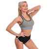 Custom Crop Tops Women's Short Vest with Any Photo Text Sports Bra Workout Tank Tops Gravel 2XL view 3