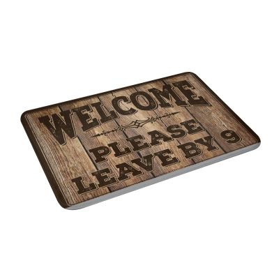 Abipuir Classroom Door Mat Welcome Please Leave by 9 Mat Entry Floor Mats Porch Rugs Outdoor Waterproof (Size : 65X90CM)