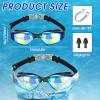 Treela 10 Pcs Swimming Goggles for Adults Pool Goggles Swim Glasses Bulk Multipack Anti Fog Silicone No Leaking(Bright Style) view 2