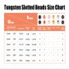 MUUNN 300Pcs Slotted Tungsten Beads, Fly Tying Beads Heads Assortment Fly Tying Materials Nymph for Fly Fishing Tungsten Slot Beads,3.3mm view 3