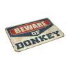 Abipuir Classroom Door Mat Beware of Donkey Rug Entry Floor Mats Porch Rugs Outdoor Waterproof (Size : 50X80CM) view 3