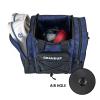 GRANDUP Bowling Ball Bag - Black Padded Ball Holder with Shoe Compartment - Fits Up to Mens Size 14 view 2