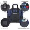 GRANDUP Bowling Ball Bag - Black Padded Ball Holder with Shoe Compartment - Fits Up to Mens Size 14 view 3
