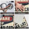 Abipuir Boys Room Decor Teenager Beware of Siberian Cat Doormat Funny Bar Decor Outdoor Mat Large (Size : 40X60CM) view 3