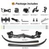 62 Inch Bowfishing Kit 30-50 Lbs Takedown Recurve Bow Right Hand Fishing Bow and Arrow with Reel for Adults Beginners Target Practice and Hunting Fishing (30LBS) view 2